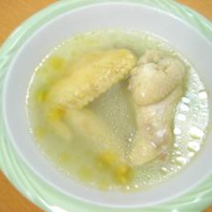 鶏手羽のサムゲタン風スープ